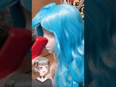 ＊short【グラブル】「ドランク」を素人がサクッとカットセットして作ってみた【新人Vtuber＊髪結シザー】コスプレウィッグ