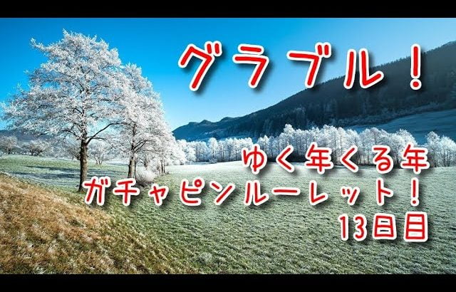 【グランブルーファンタジー Part474】ゆく年くる年！ガチャピンルーレット含めて天井を目指す！天井、今回の回収率は…？【13日目】