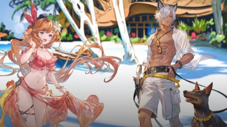 「グラブル#9」水着クラリス（女子キャラの推しの１人）とユーステス（男性キャラの推しの１人）を求め、覚悟決めて引いてみた結果!
