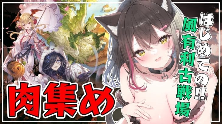 【グラブル/初心者🔰】はじめての風有利古戦場!肉集め頑張るぞ✊予選1日目【GRANBLUEFANTASY/遊原あい/vtuber】