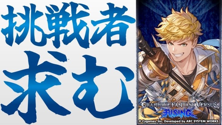 【初心者歓迎!】基本ヴェイン使う視聴者参加型ロビー!!【GBVSR/グランブルーファンタジーヴァーサス -ライジング-/Granblue Fantasy Versus: Rising】