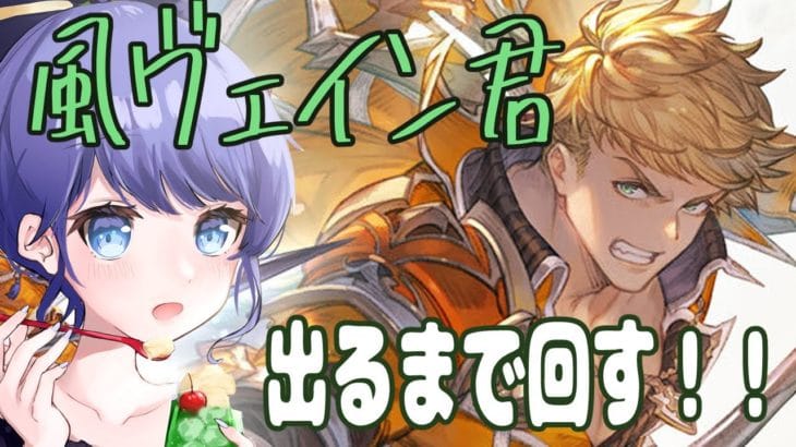 【団員募集】ガチャひくよ~ 風ヴェイン君を当てたい!! #グラブル