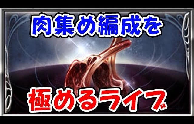 【グラブル】肉集め編成を極めるライブ（ライブ配信）「グランブルーファンタジー」