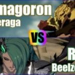 [GBVSR] (4K) Granblue Fantasy Versus Rising Rank match  Tamagoron (Vaseraga) vs Roki (Beelzebub)
