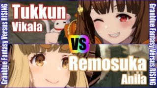 [GBVSR] (4K) Granblue Fantasy Versus Rising Rank match  Tukkun (Vikala) vs Remosuka (Anila)