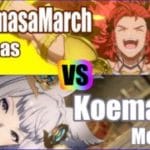 [GBVSR] (4K) Granblue Fantasy Versus Rising Rank match  FujimasaMarch (Wilnas) vs Koemasa (Metera)