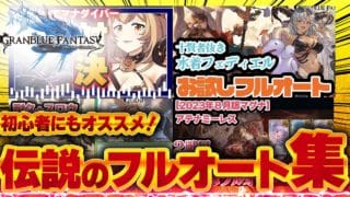 【＃グラブル】初心者にもオススメの過去のフルオート編成　１１選【過去に削除したフルオートシリーズ】　＃グランブルーファンタジー