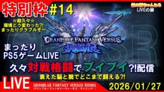 特別枠#14 [GBVSR(グラブルVSライジング) PS5]まったりPS5ゲームLIVE ☆超久々☆対戦格闘でブイブイ？！配信 26/1/27[LIVE実況]
