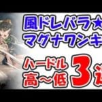 【グラブル】風ドレバラ★2 マグナワンキル編成 ハードル高～低 3選（ドレッドバラージュ）「グランブルーファンタジー」