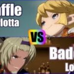 [GBVSR] (4K) Granblue Fantasy Versus Rising Rank match  Waffle (Charlotta) vs Badora (Lowain)