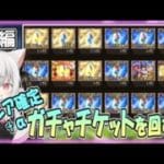 【グラブル】SSレア確定ガチャチケット+α(前編)【ガチャ動画】