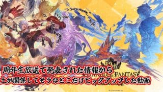 [グラブル]周年生放送から土の情報だけを抽出した動画