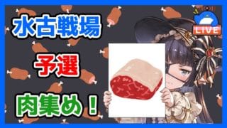 【グラブル】水有利古戦場肉集め＆極星器堀り【LIVE】